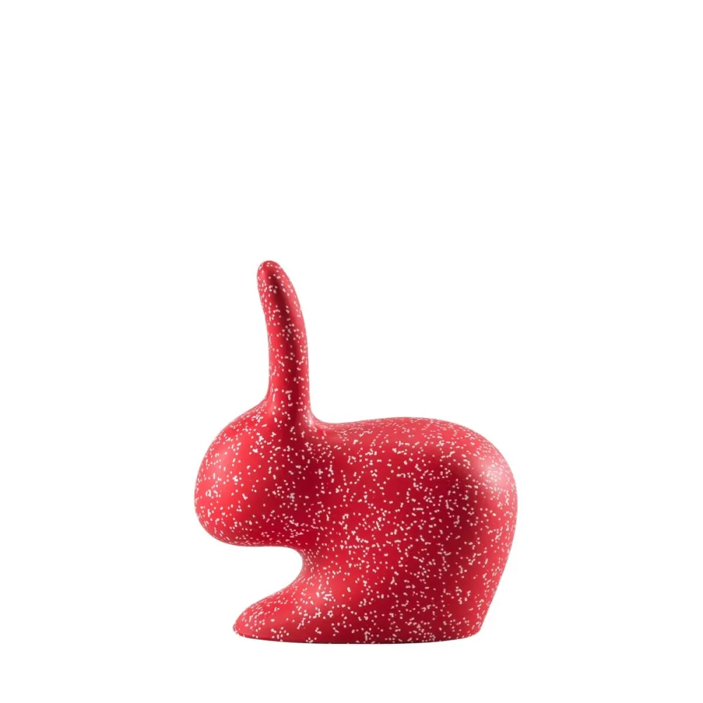 Rabbit Chair Baby Dots Black Qeeboo