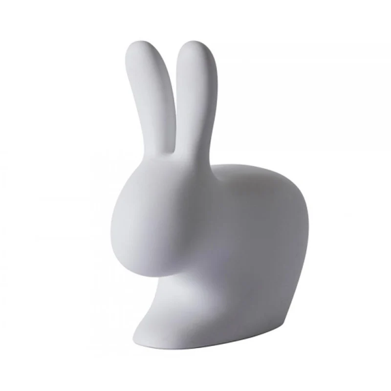 Qeeboo Sedia Rabbit Chair Grigio Chiaro