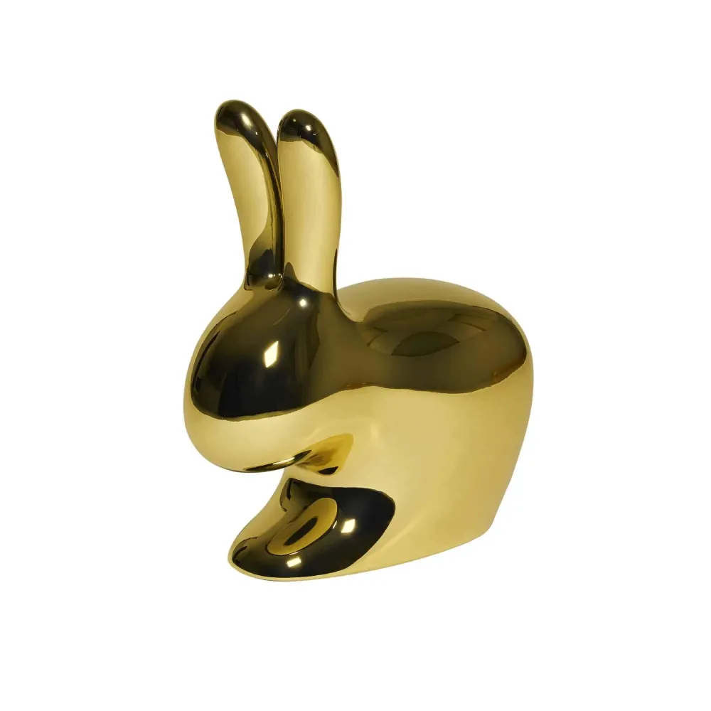 Sedia Rabbit metal finish Copper Qeeboo