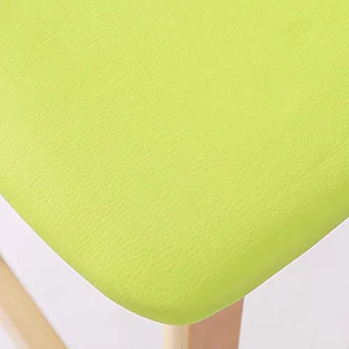 Sgabelli da Bar Sedia da Bar Casual Moderna Legno Pelle PU per la Colazione Sedia da Bar (Color : Orange, Size : ) QinWenYan