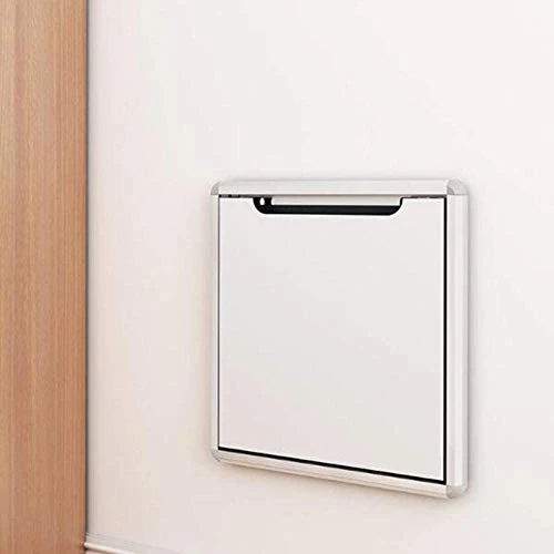 QWET Sgabello Pieghevole da Parete per Bagno Domestico, Sedia Salvaspazio Lega di Alluminio, Adatto per Doccia, WC, Corrid...