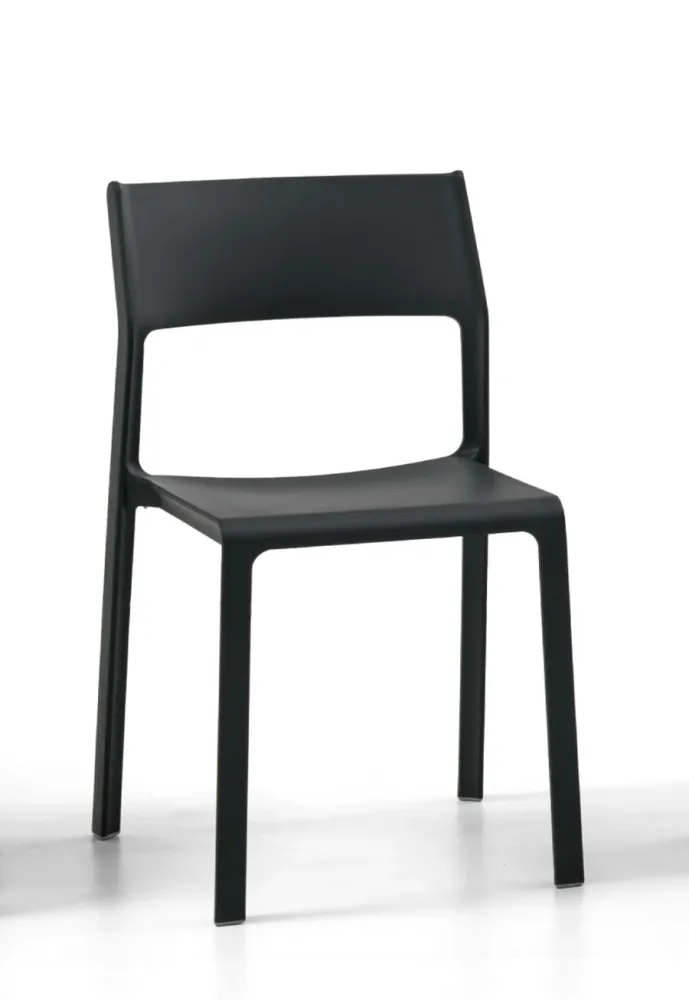 Renata - Set da 4 Sedia moderna polipropilene cm 50x51x82h - vari colori