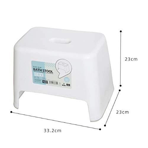 RETYLY Sgabello Antiscivolo Sgabello nel Plastica Sgabello per Vasca da Bagno Sgabello da Bagno Resistente e Infrangibile