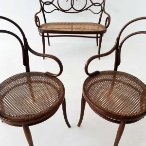Salottino Gebrüder Thonet – Fine XIX secolo