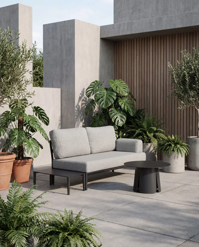 Salotto da giardino componibile Fiore 2 posti