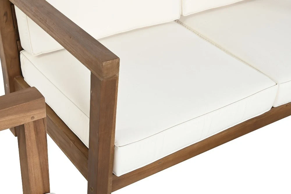 Salotto giardino teak Set 4 pezzi