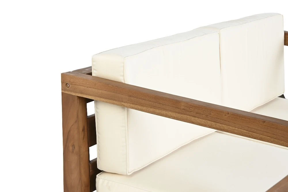 Salotto giardino teak Set 4 pezzi