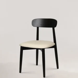 Samantha sedia legno beige scuro