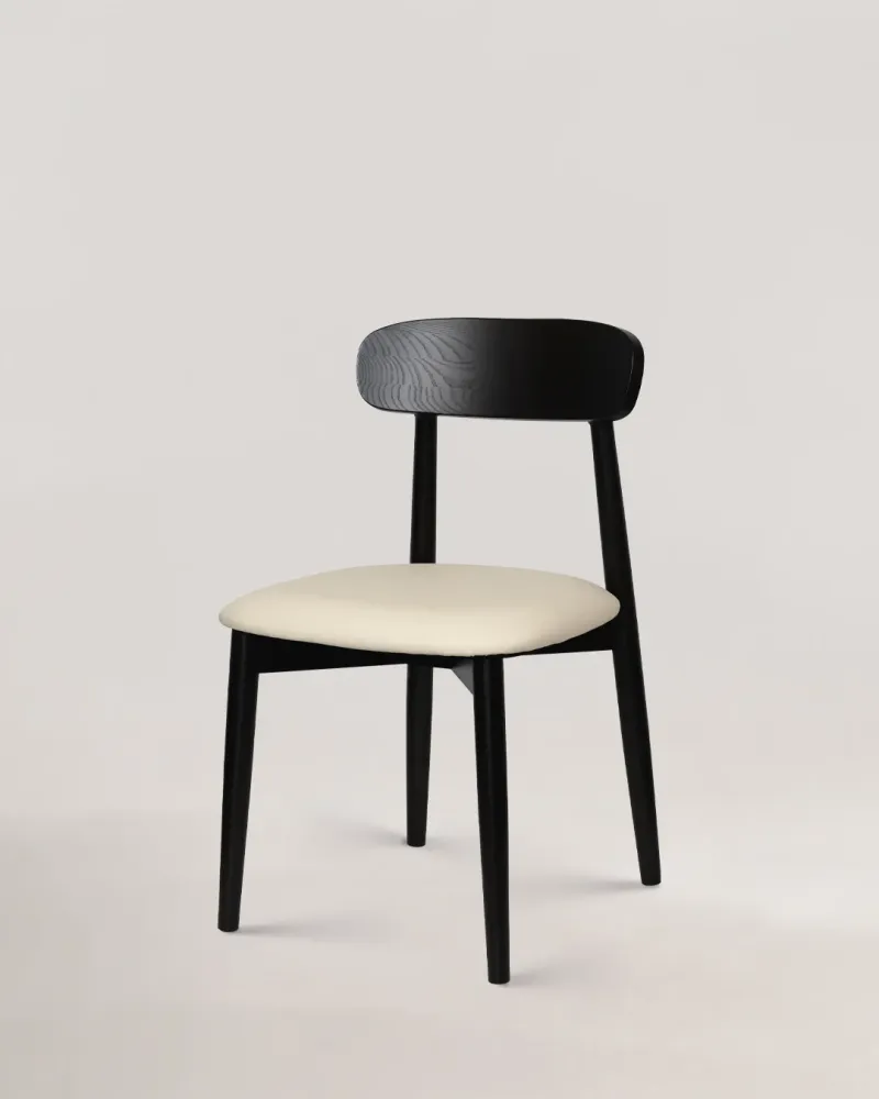 Samantha sedia legno beige scuro