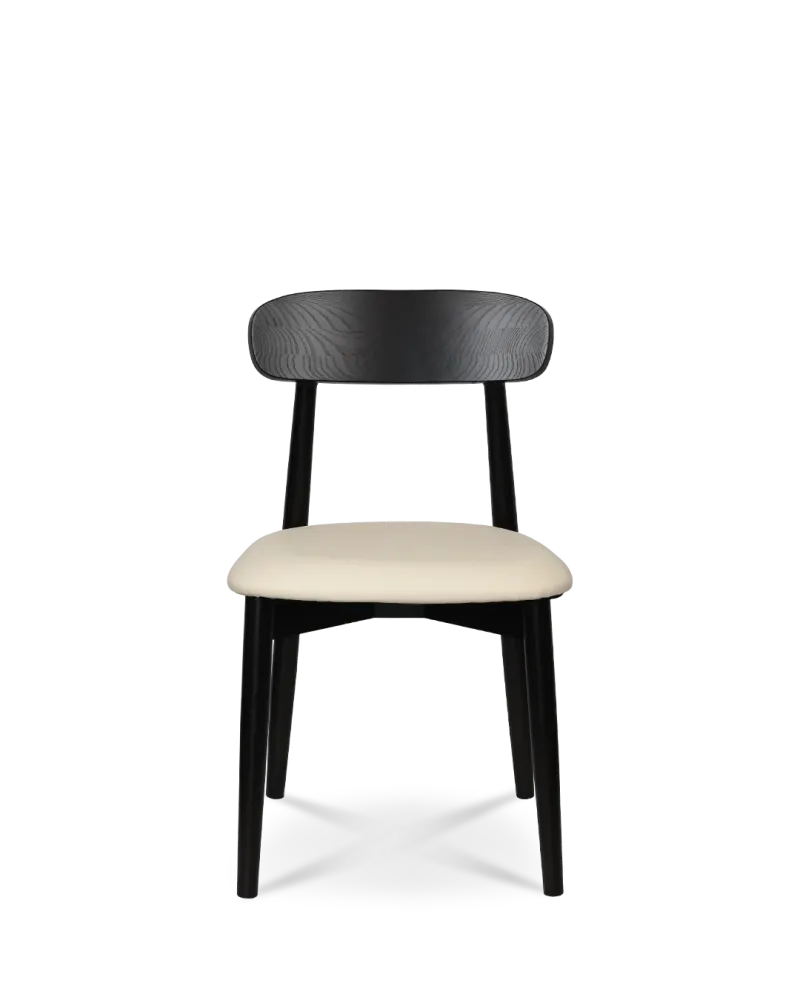 Samantha sedia legno beige scuro