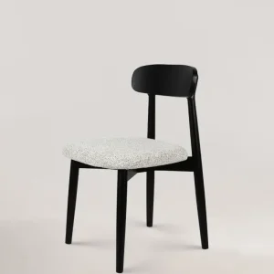 Samantha sedia legno grigio chiaro