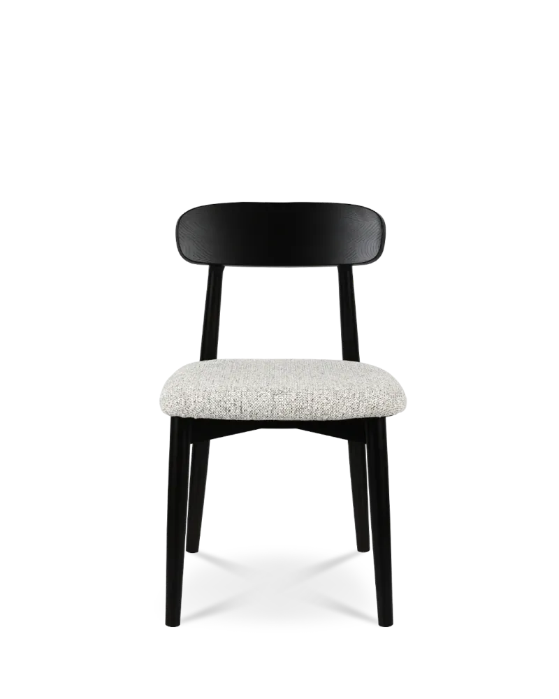 Samantha sedia legno grigio chiaro