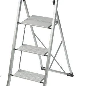 SCALA SGABELLO ALLUMINIO EASY STEP 3 GRADINI MAURER