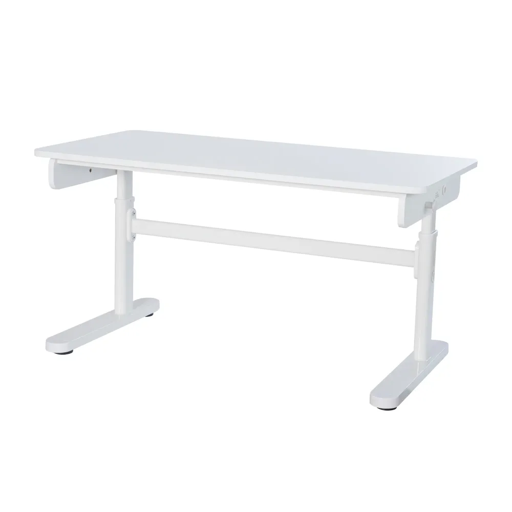 Scrivania Basic bianca - Scrivania per bambini regolabile altezza 62-78 cm - Tavolo ergonomico per cameretta e camera raga...