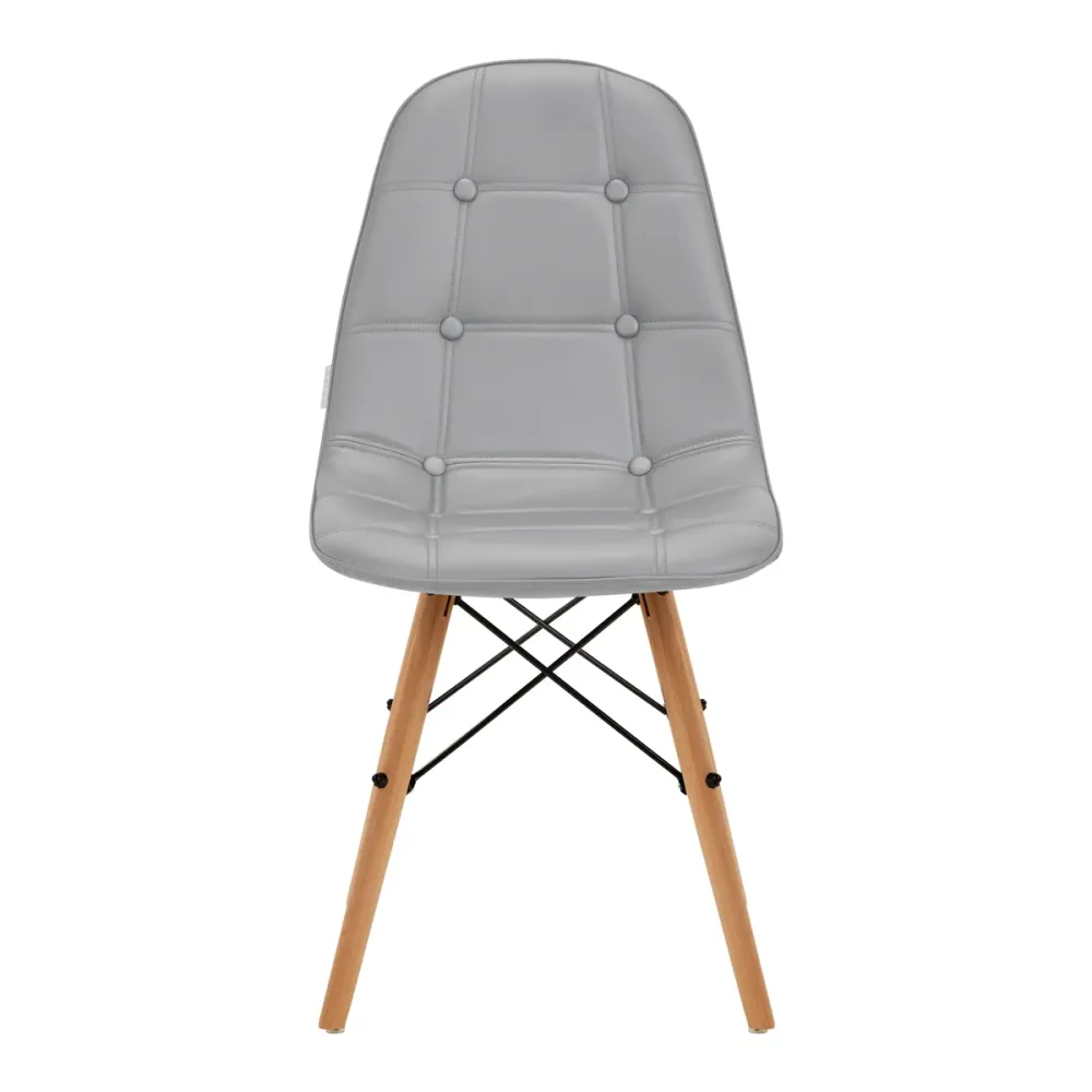 Sedia 4Rico QS-185 Eco pelle Grigio
