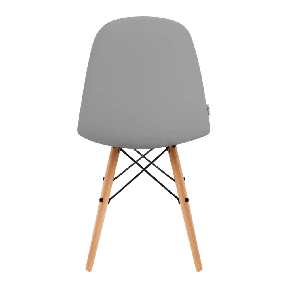 Sedia 4Rico QS-185 Eco pelle Grigio