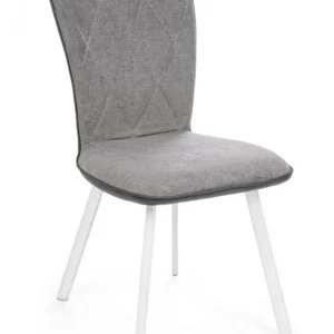 SEDIA ANGELICA GRIGIO C-GAMBA BIANCA QUANTITÀ 2