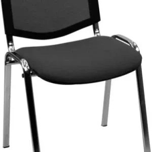 Sedia attesa Dado D5CN - braccioli opzionali - nero - Unisit [multipack] 2 pezzi