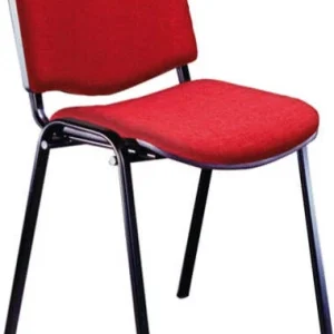 Sedia attesa Dado D5S - braccioli opzionali - ignifuga - rosso - Unisit