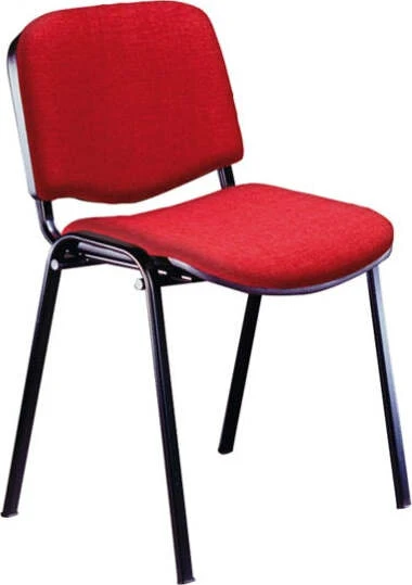 Sedia attesa Dado D5S - braccioli opzionali - ignifuga - rosso - Unisit