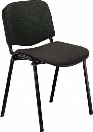 Sedia attesa Dado D5S - braccioli opzionali - ignifuga - nero - Unisit