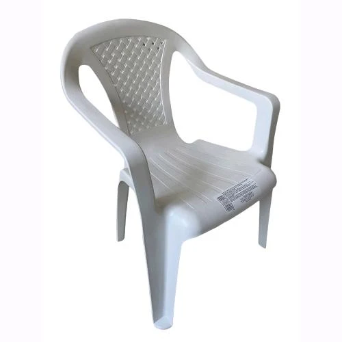 Sedia da Bambino BIANCA Set. 2 pezzi Polipropilene con Braccioli Impilabile