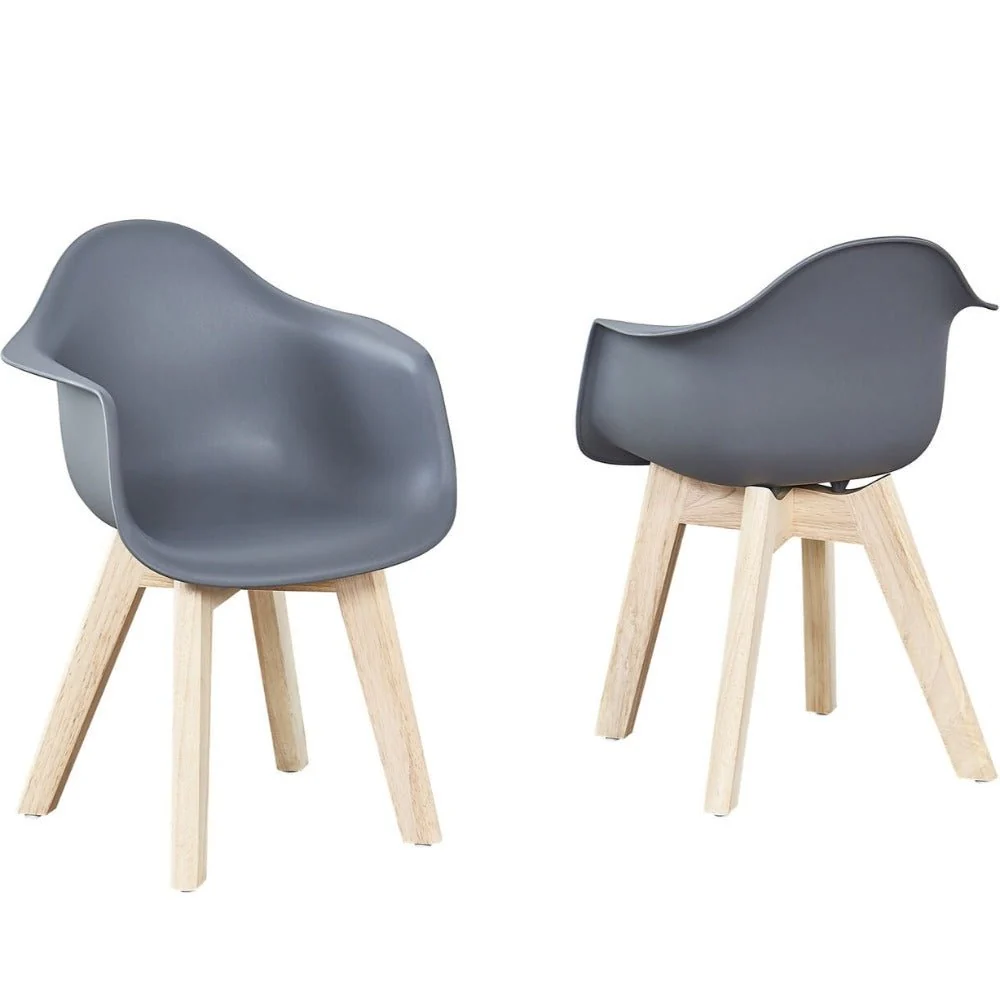 Sedia Bambino Grigia (set di 2)