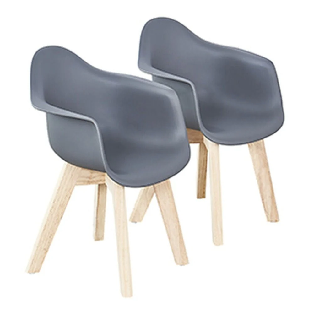 Sedia Bambino Grigia (set di 2)
