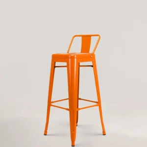 Sedia da bar metallo Lix arancione