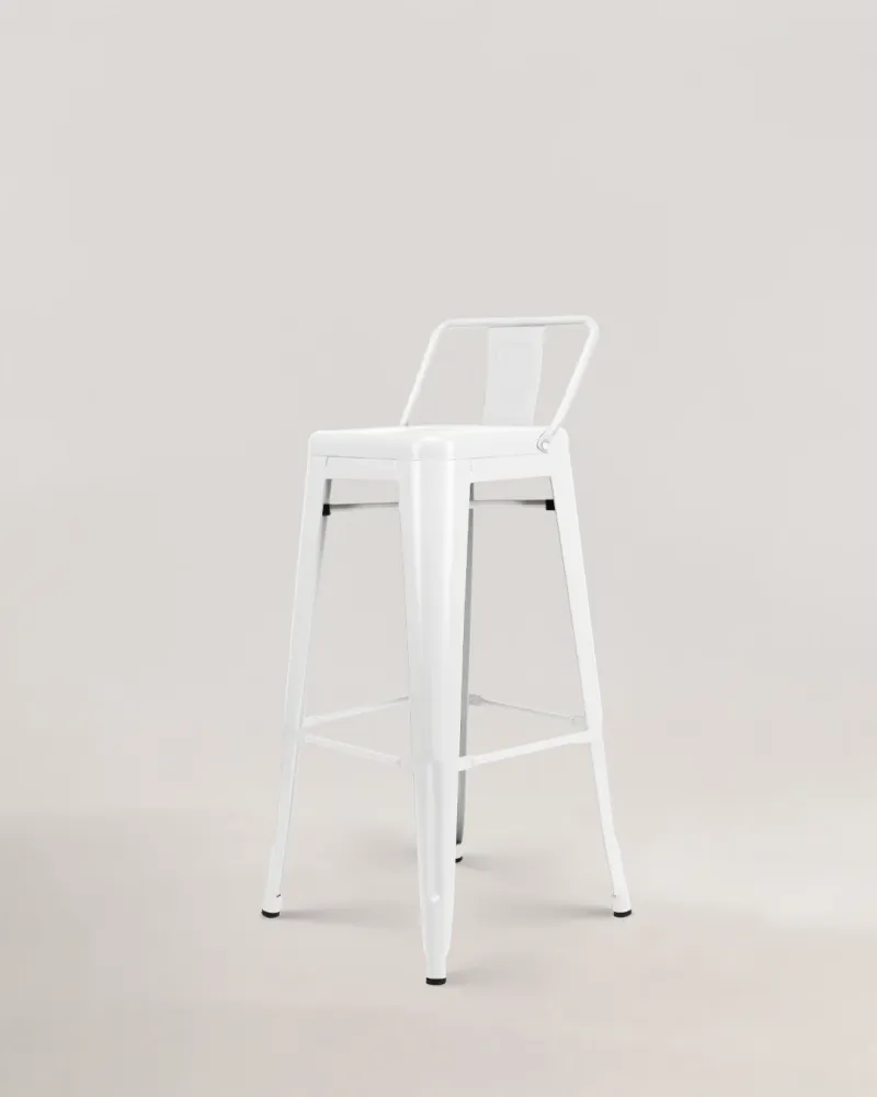 Sedia da bar metallo Lix bianco