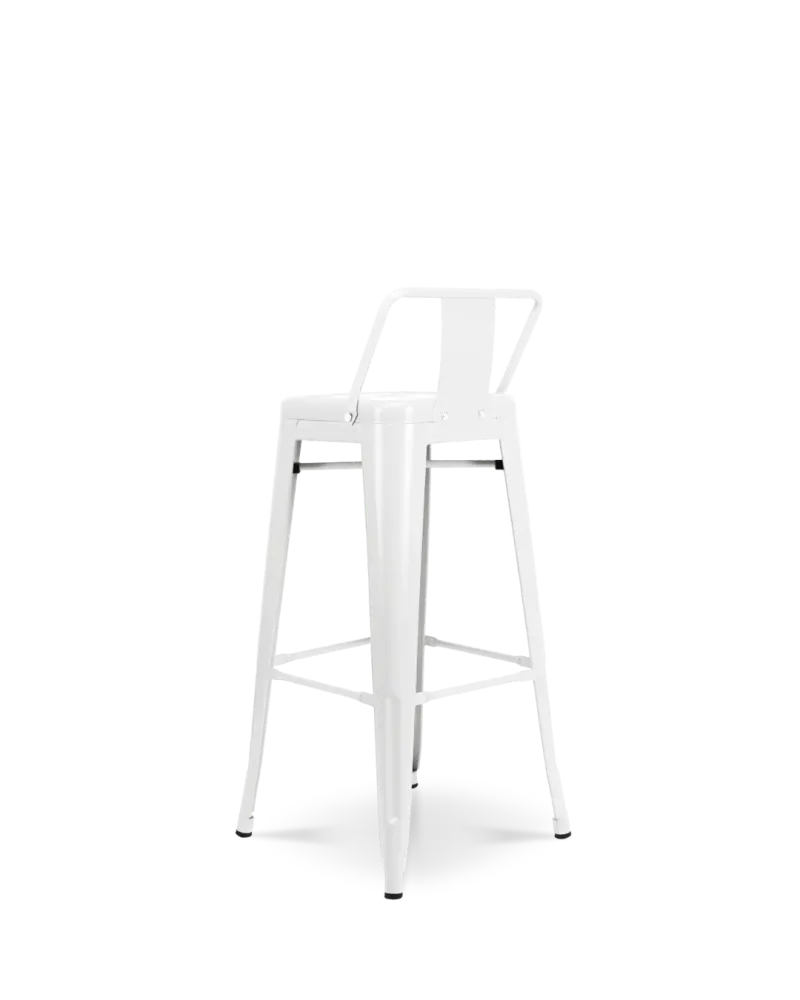 Sedia da bar metallo Lix bianco