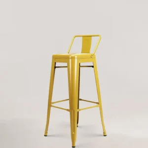 Sedia da bar metallo Lix giallo