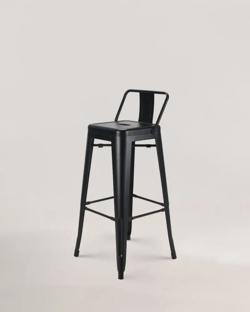 Sedia da bar metallo Lix nero