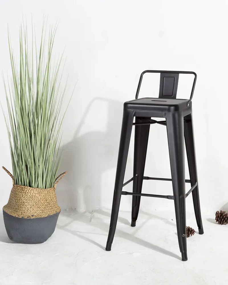 Sedia da bar metallo Lix nero
