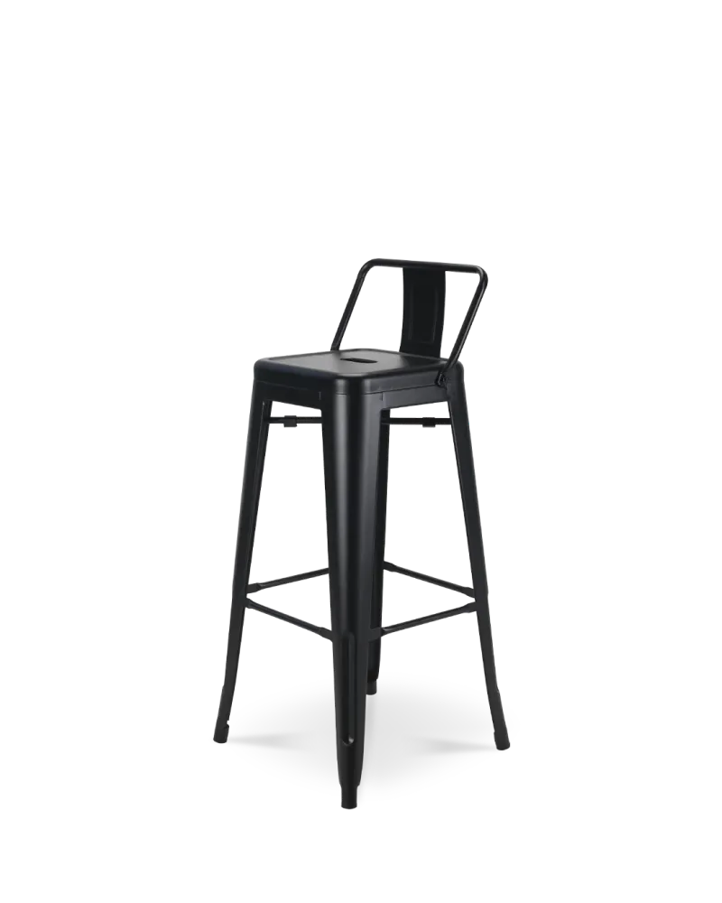 Sedia da bar metallo Lix nero