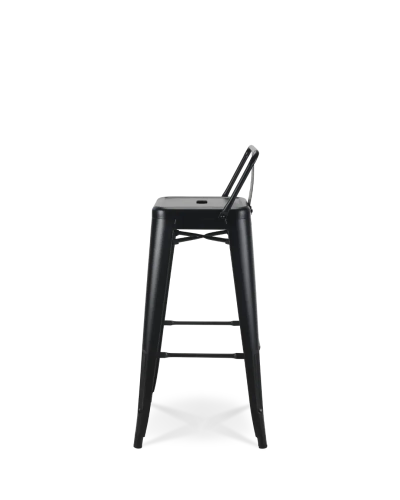 Sedia da bar metallo Lix nero