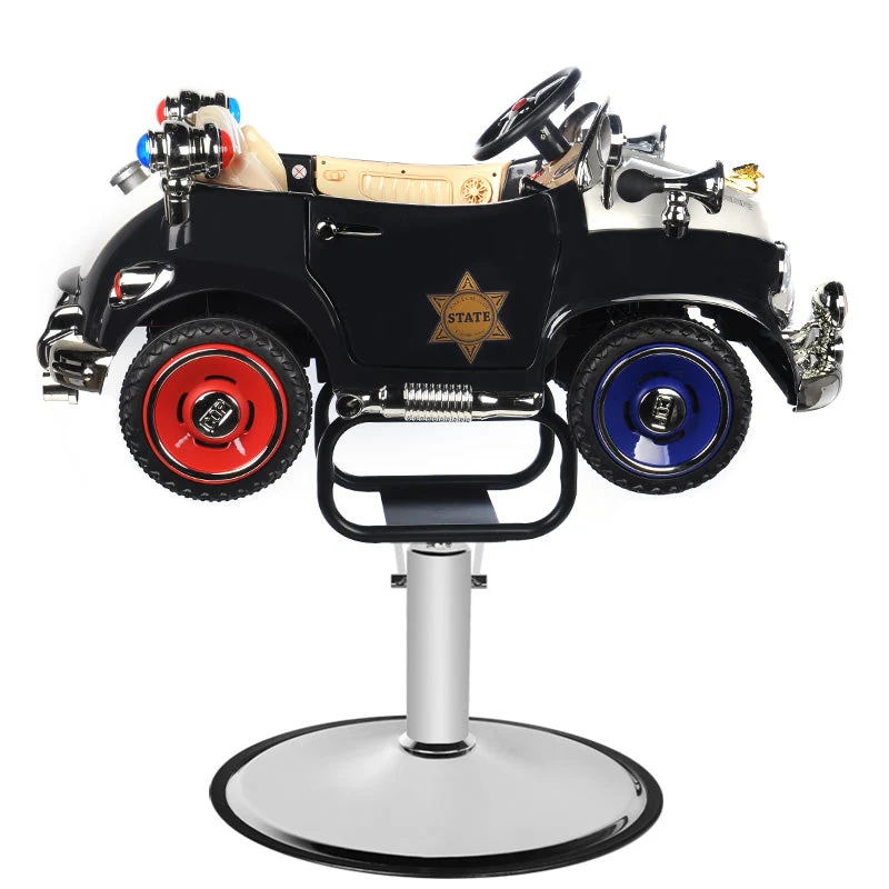 Sedia da barbiere, macchina giocattolo, polizia b082