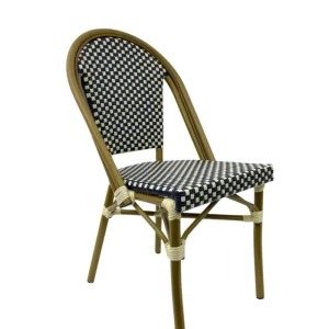 Sedia da bistrot francese blu