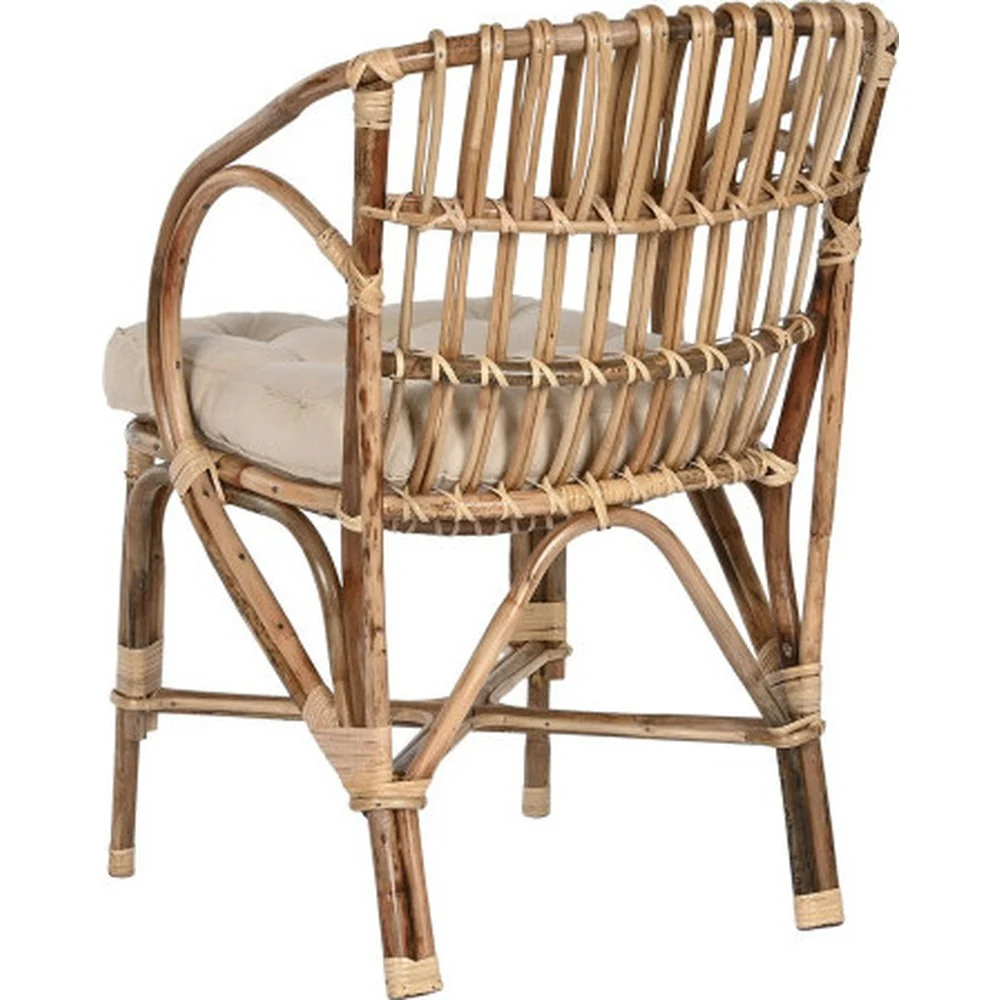 Sedia Bistrot rattan e bamboo