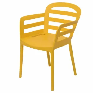 Sedia boston pp 55x60x79cm gialla 9841985