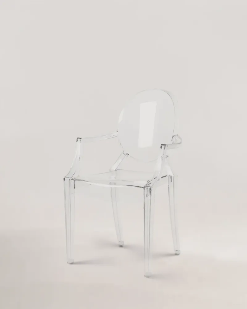 Sedia bracciolo di Lewis Clear
