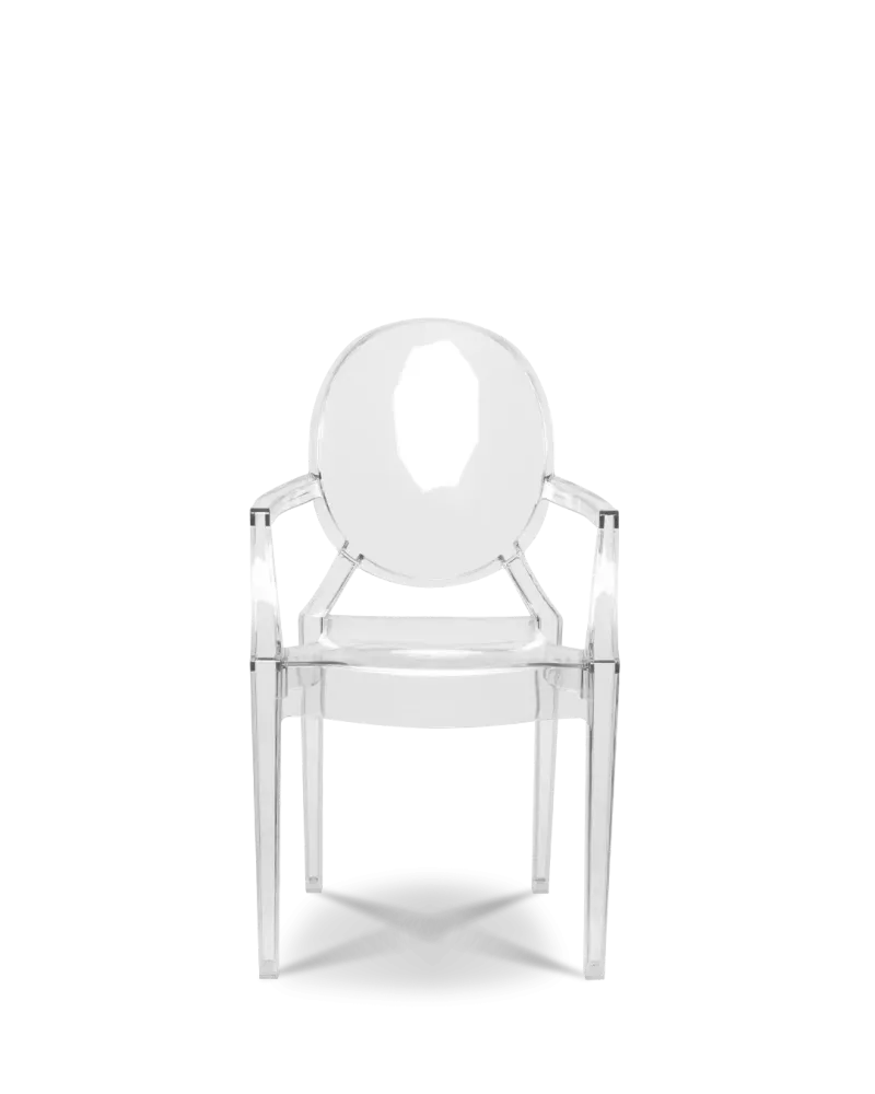 Sedia bracciolo di Lewis Clear
