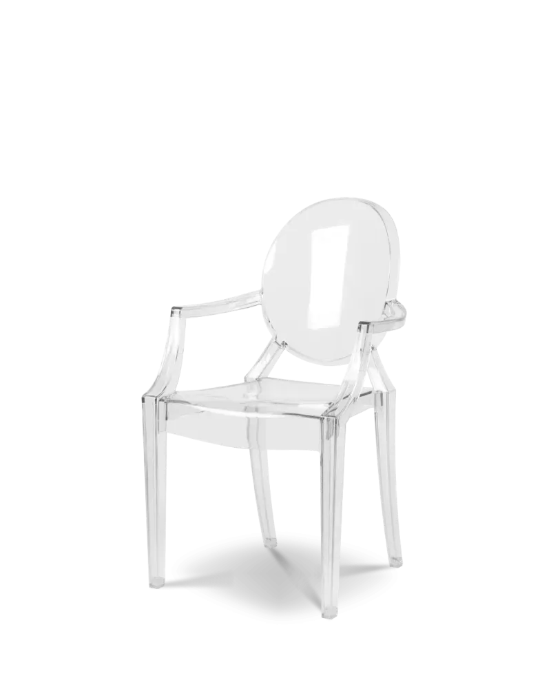Sedia bracciolo di Lewis Clear