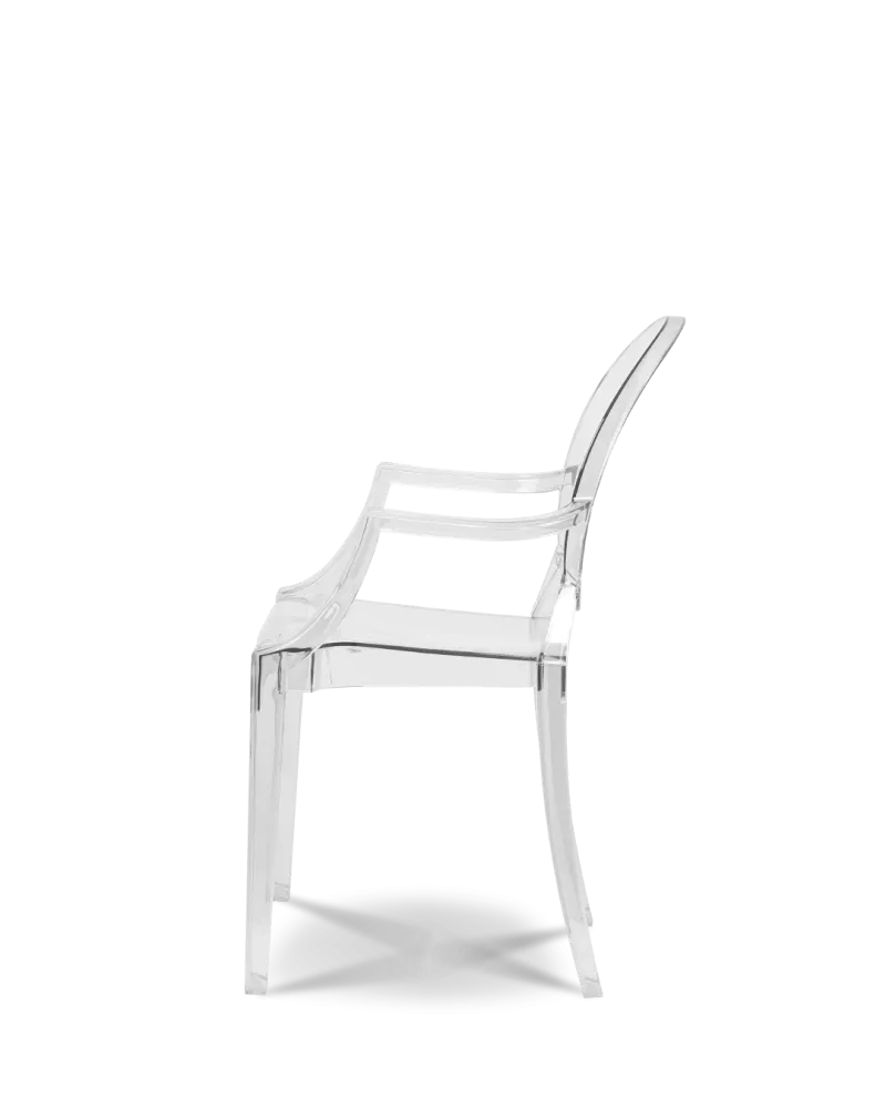 Sedia bracciolo di Lewis Clear