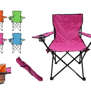 Sedia camping poliestere e metallo colori assortiti - Due Esse