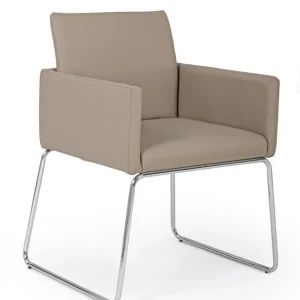 SEDIA C-BR SIXTY PU TORTORA