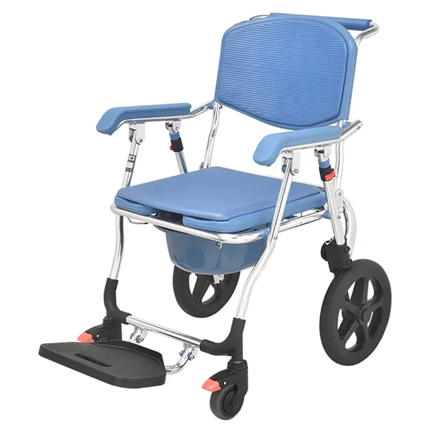 Sedia comoda GIMA KDB-699 - alluminio e pieghevole con ruote