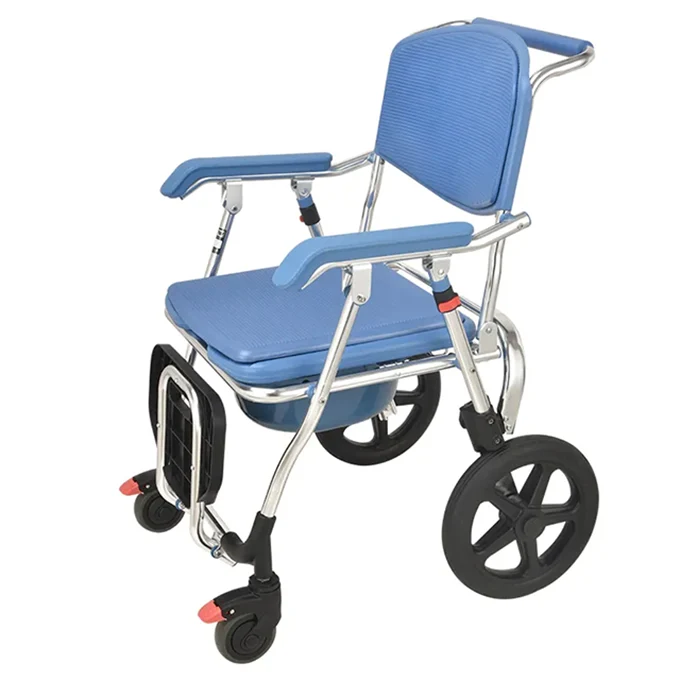 Sedia comoda GIMA KDB-699 - alluminio e pieghevole con ruote