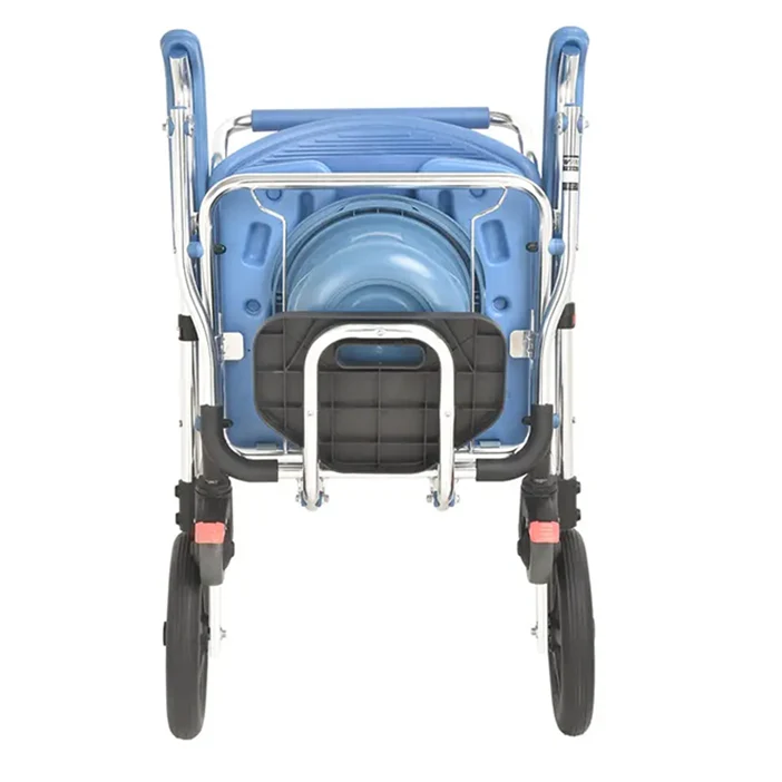 Sedia comoda GIMA KDB-699 - alluminio e pieghevole con ruote
