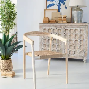 Sedia con braccioli legno Colony